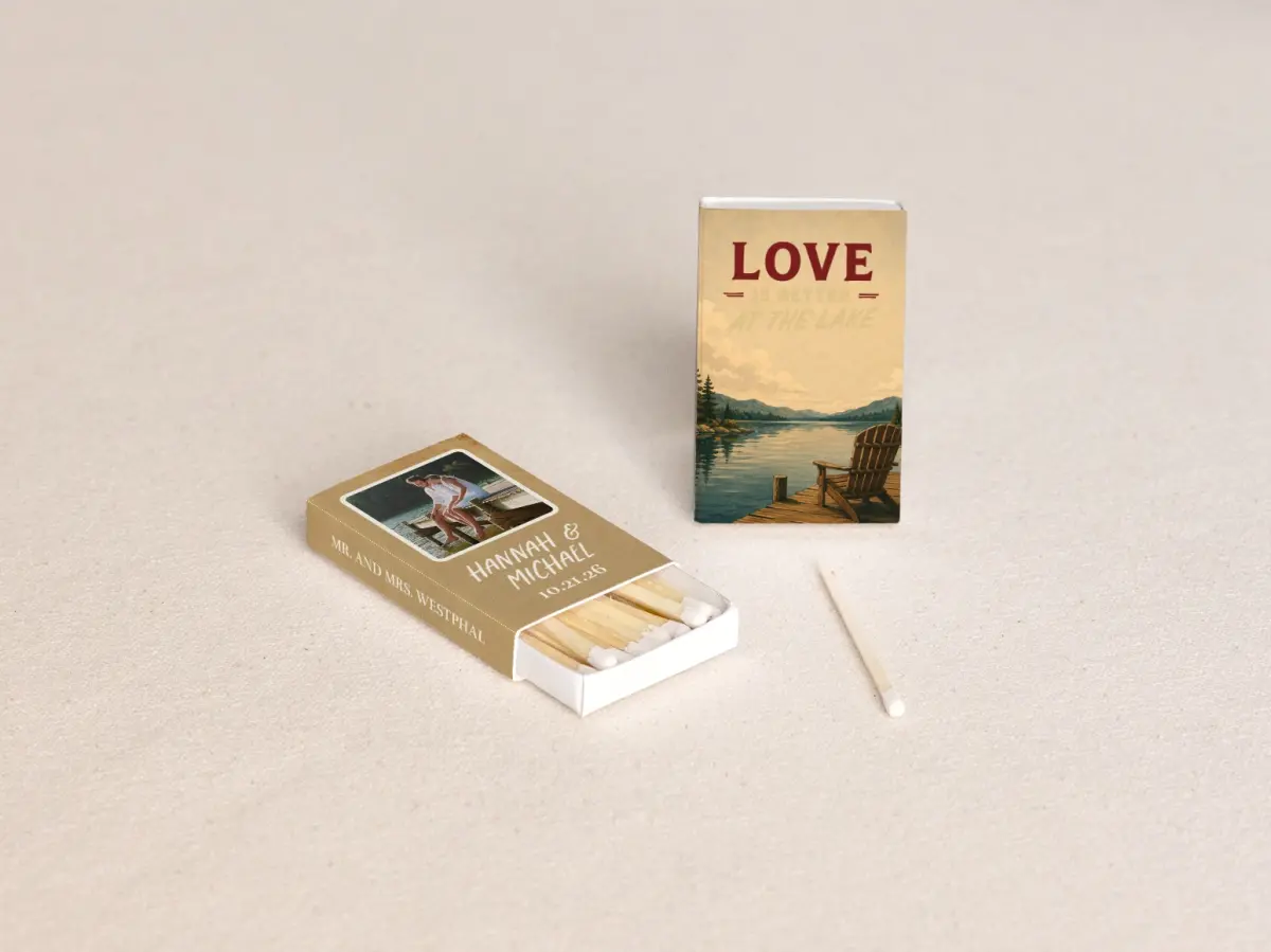 Personalized Matchboxes Front