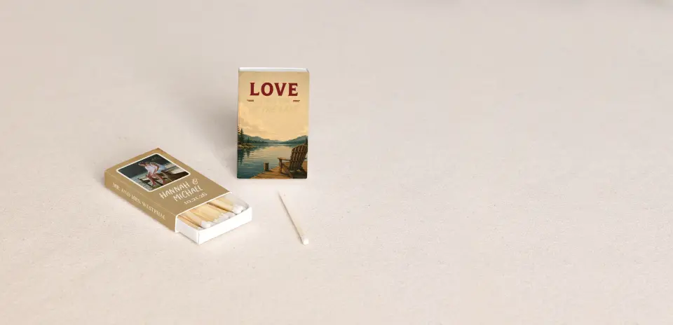 Personalized Matchboxes Front