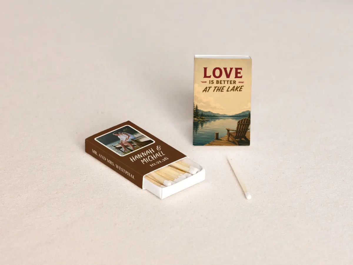 Personalized Matchboxes Front