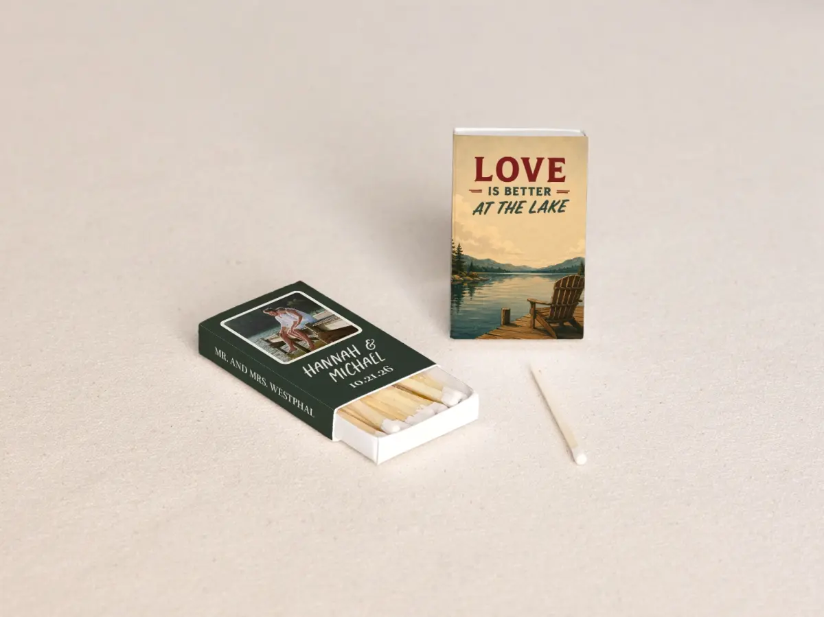 Personalized Matchboxes Front