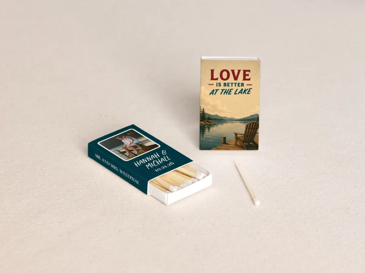 Personalized Matchboxes Front