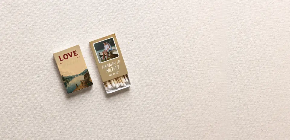 Personalized Matchboxes Spine