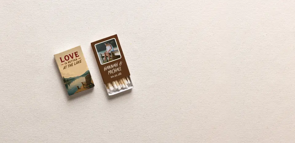 Personalized Matchboxes Spine