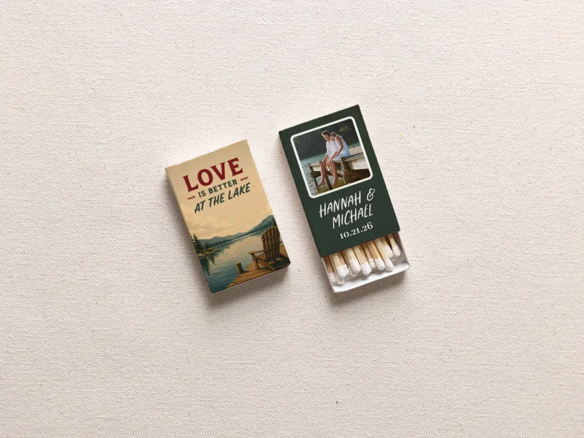 Personalized Matchboxes Spine
