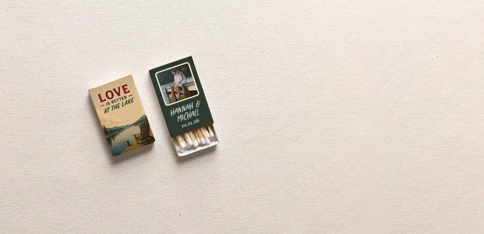 Personalized Matchboxes Spine