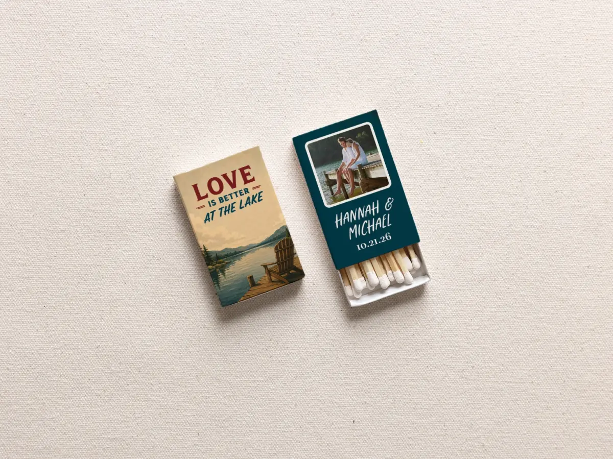 Personalized Matchboxes Spine