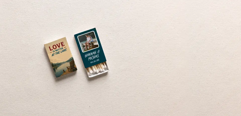 Personalized Matchboxes Spine