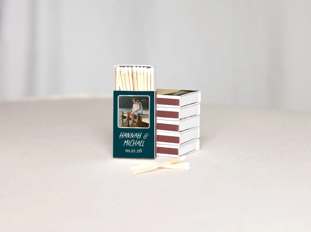 Personalized Matchboxes Back