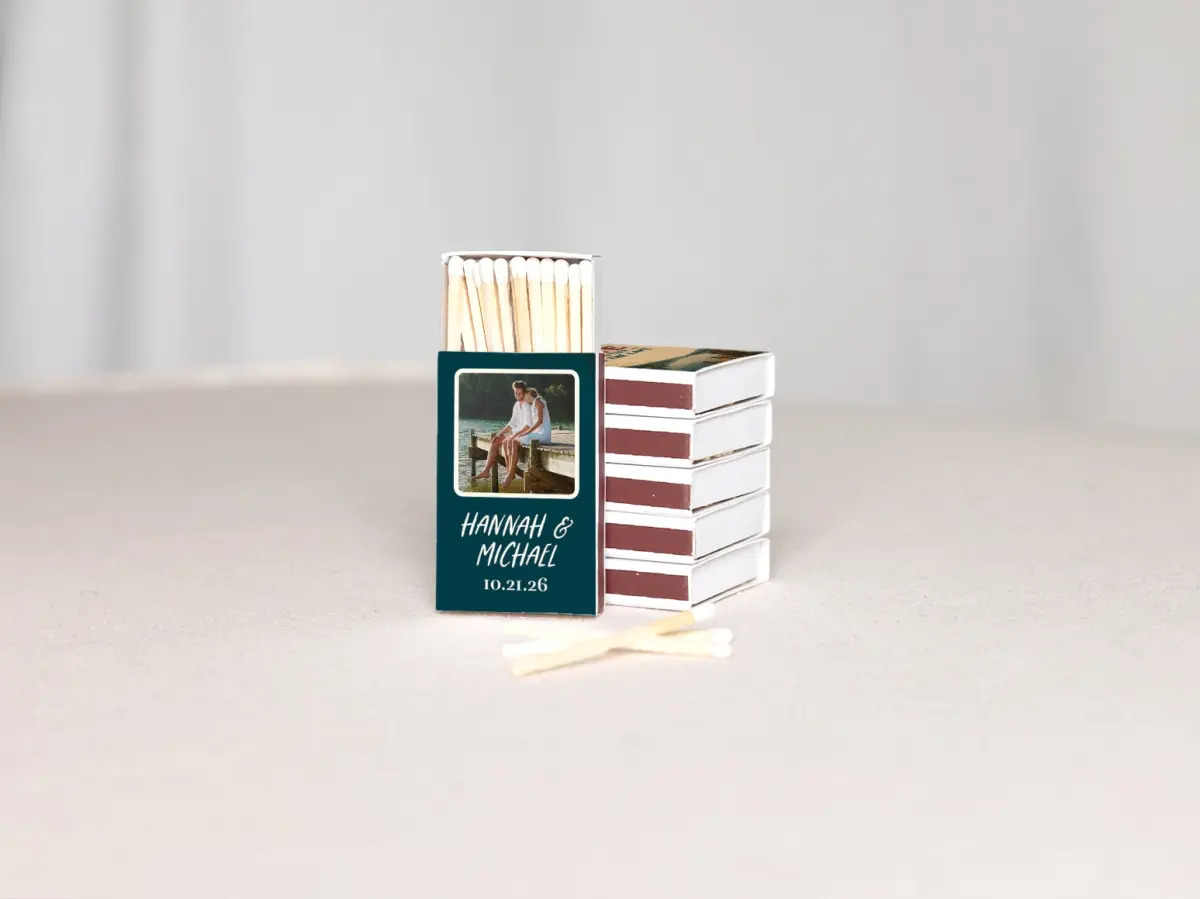 Personalized Matchboxes Back