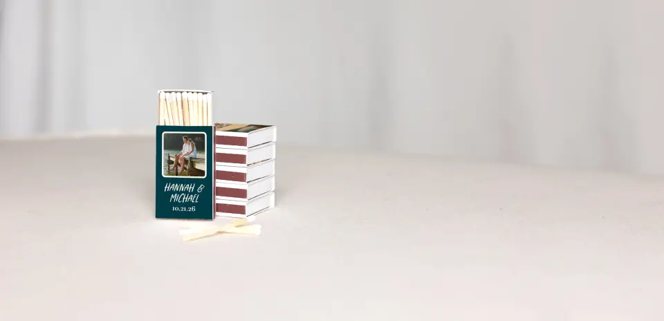 Personalized Matchboxes Back