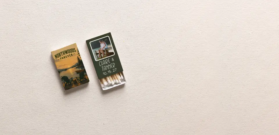 Personalized Matchboxes Spine