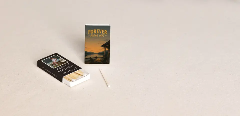 Personalized Matchboxes Front
