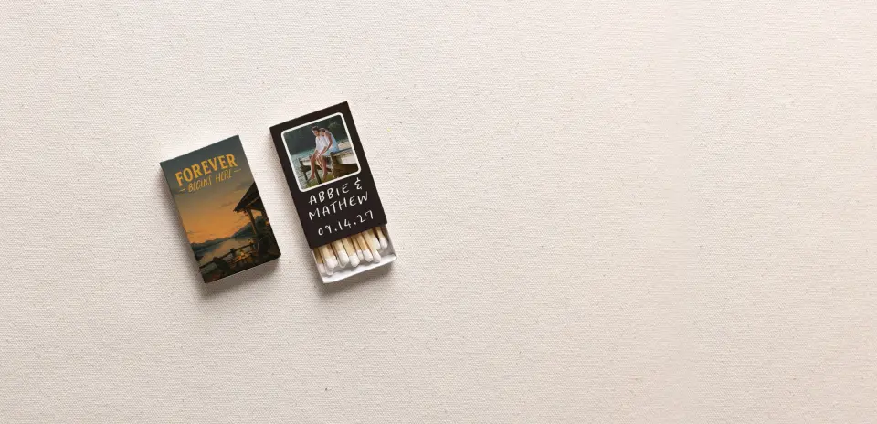 Personalized Matchboxes Spine