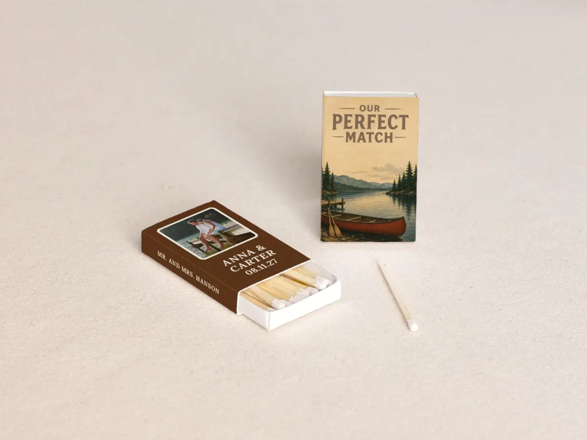 Personalized Matchboxes Front
