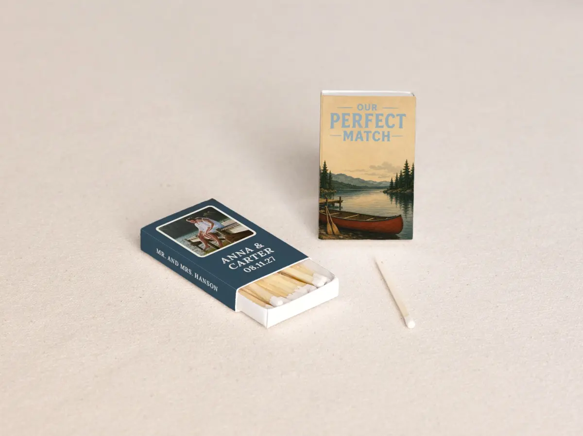 Personalized Matchboxes Front