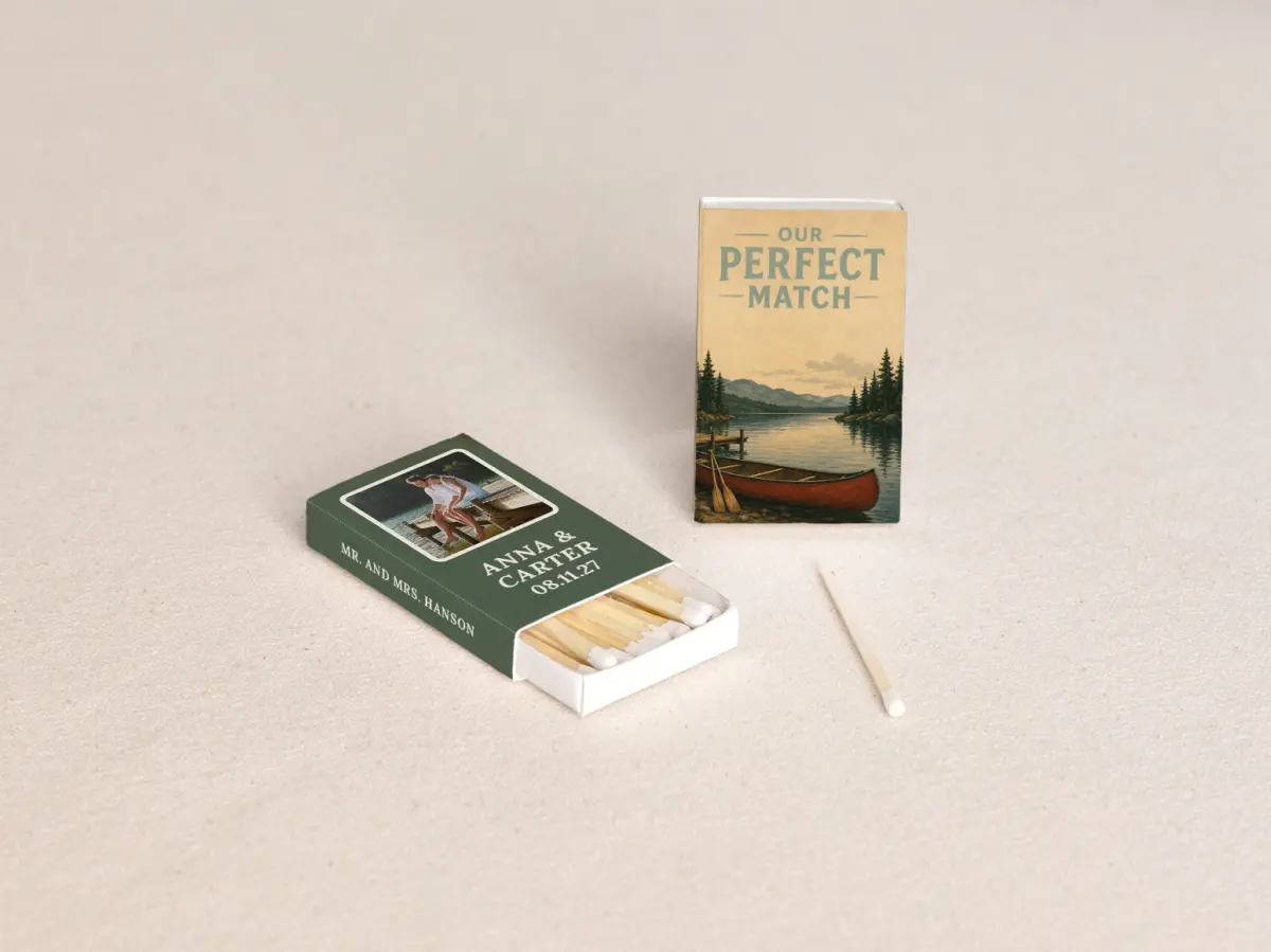 Personalized Matchboxes Front