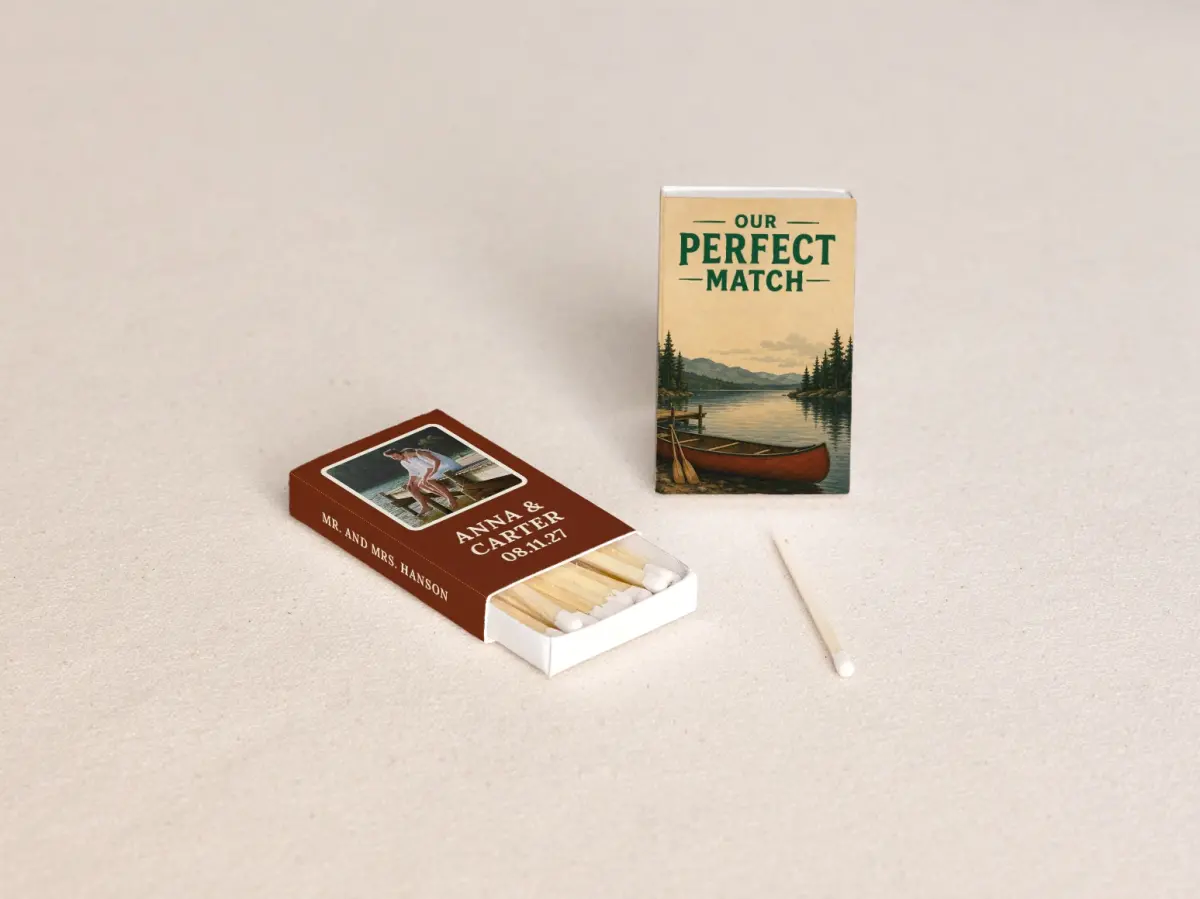 Personalized Matchboxes Front