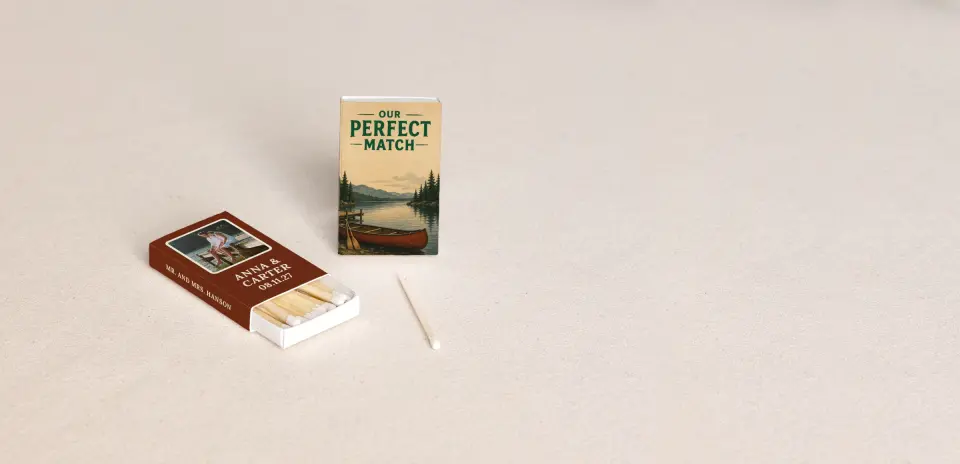 Personalized Matchboxes Front