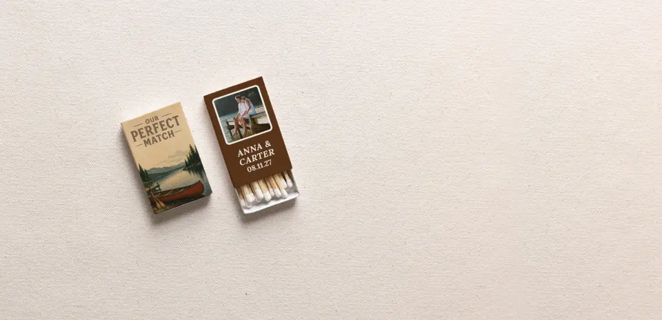 Personalized Matchboxes Spine