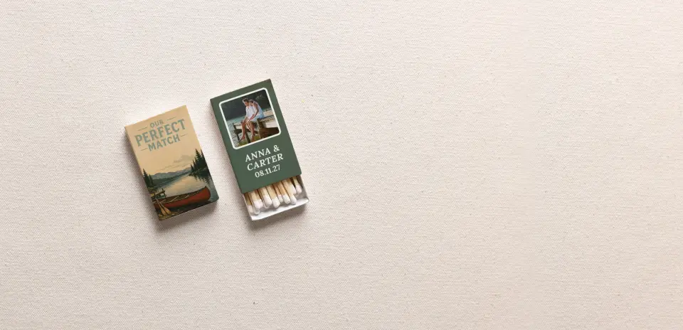 Personalized Matchboxes Spine