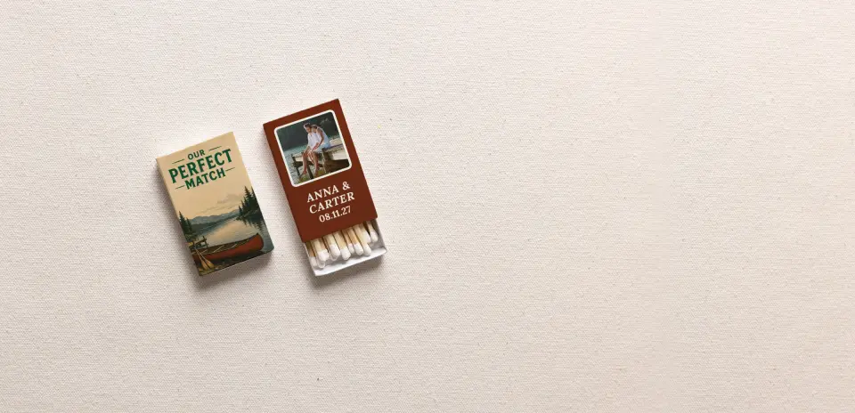 Personalized Matchboxes Spine