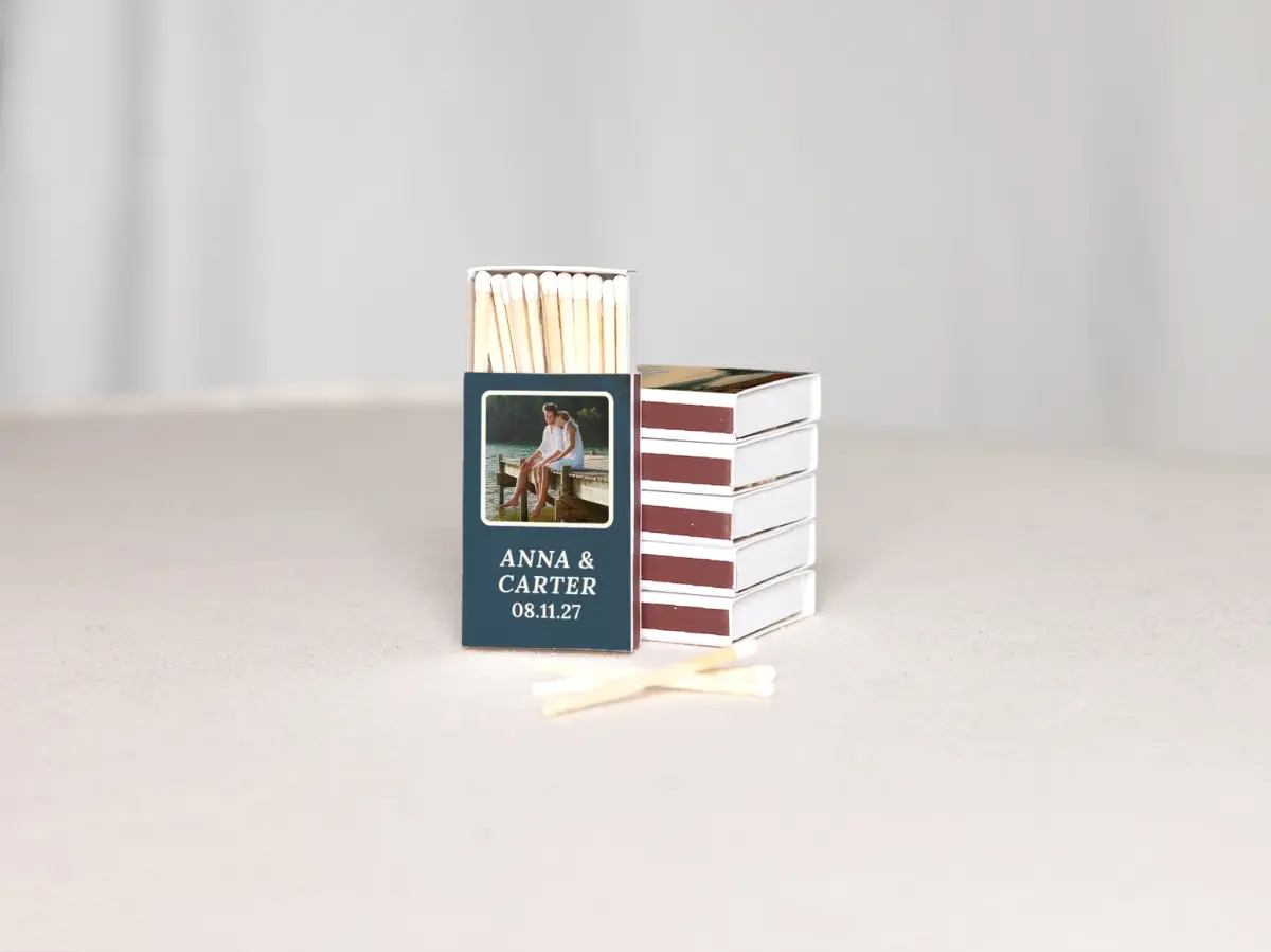 Personalized Matchboxes Back