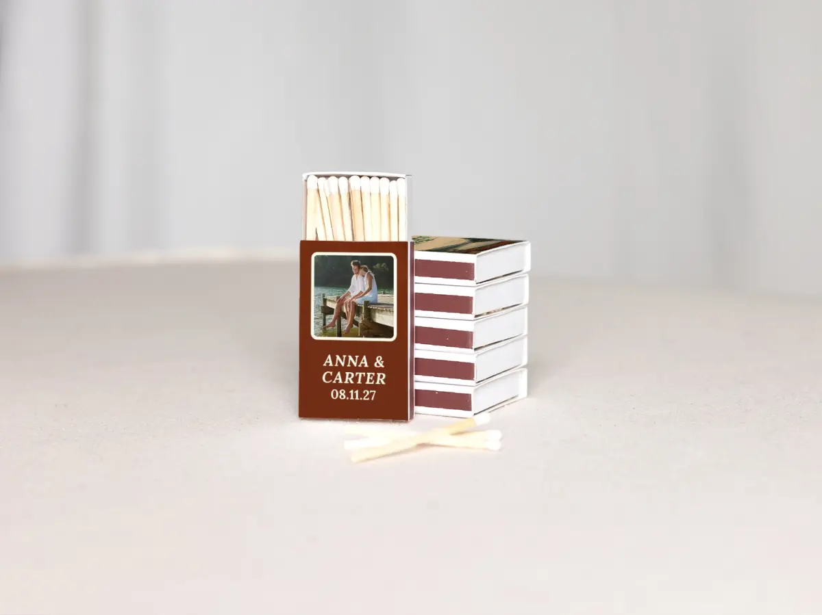 Personalized Matchboxes Back