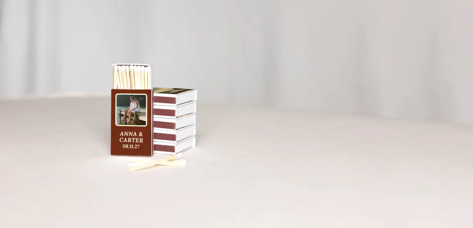 Personalized Matchboxes Back