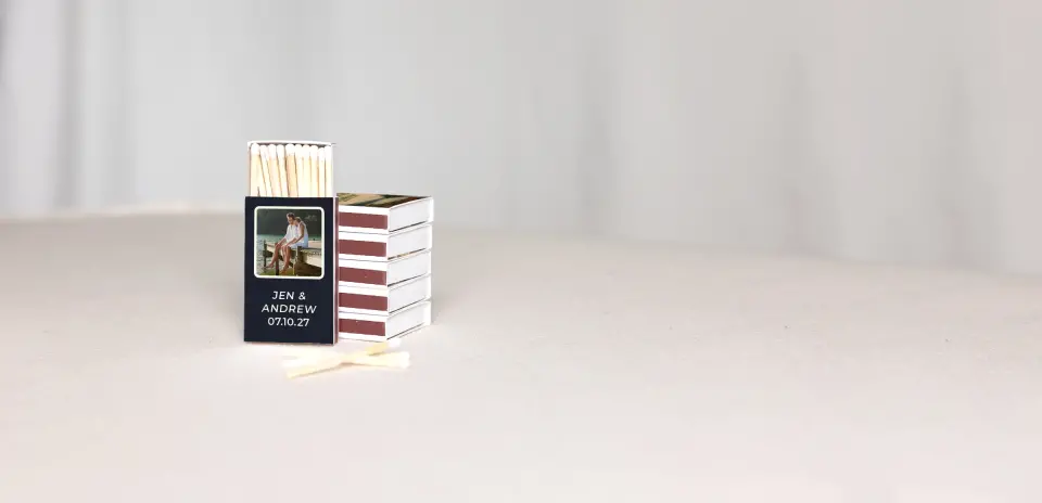 Personalized Matchboxes Back