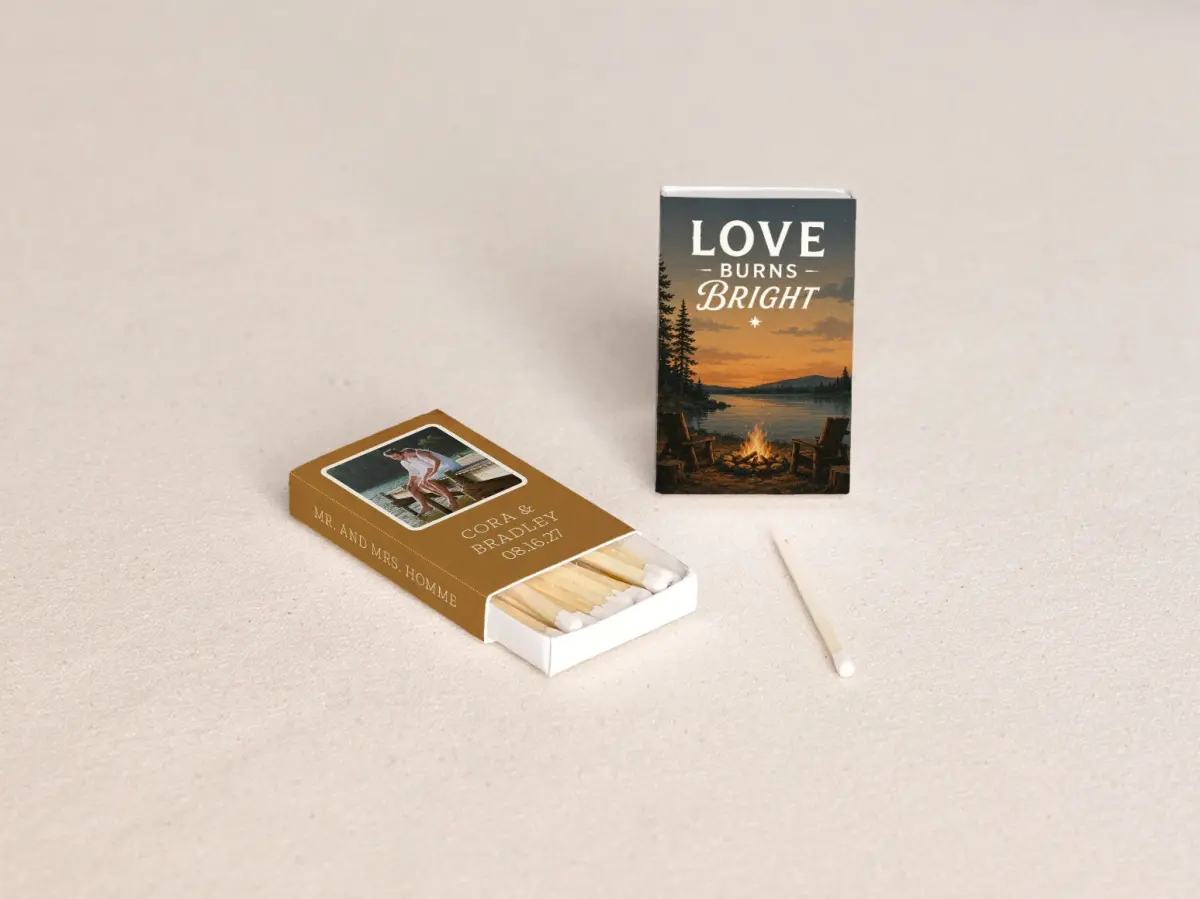 Personalized Matchboxes Front
