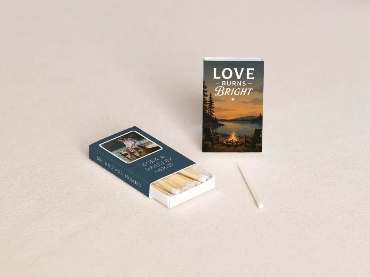 Personalized Matchboxes Front