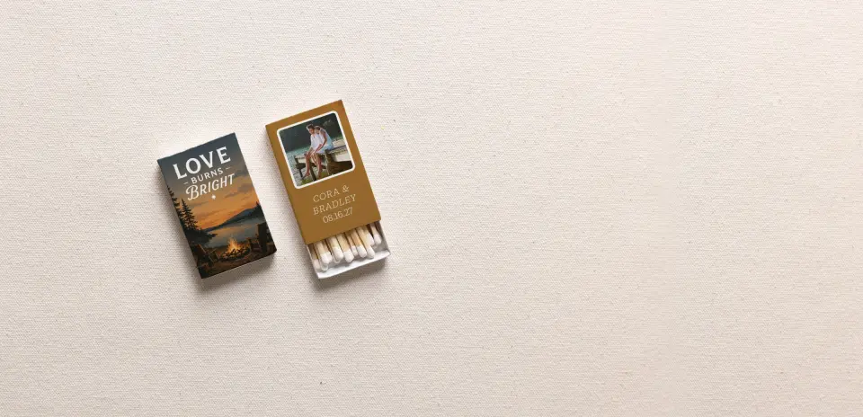 Personalized Matchboxes Spine