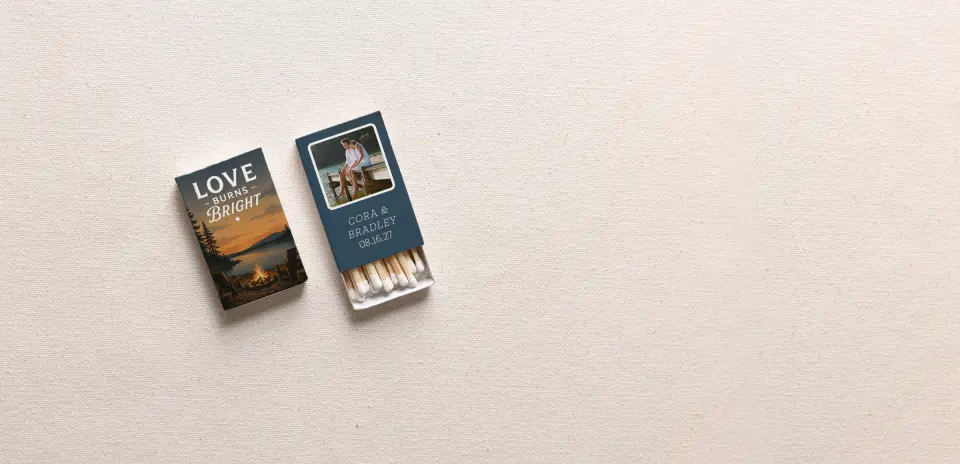 Personalized Matchboxes Spine