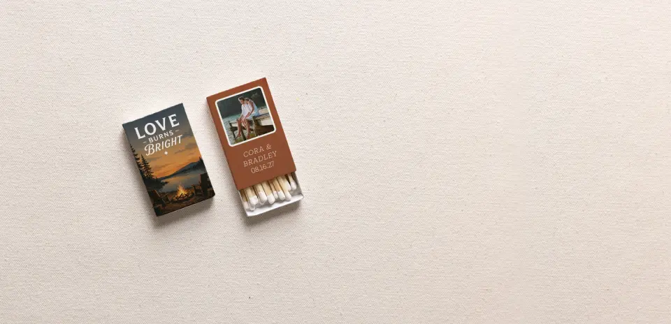 Personalized Matchboxes Spine