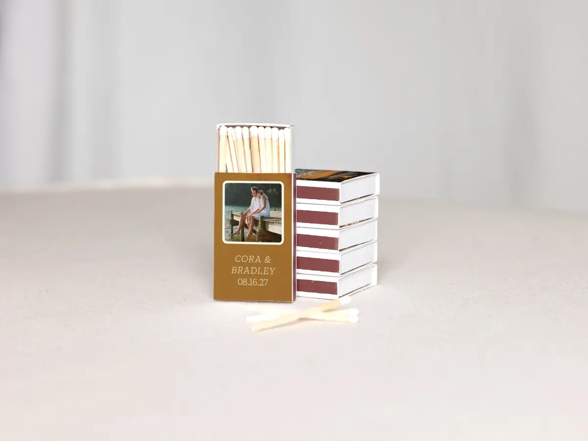 Personalized Matchboxes Back