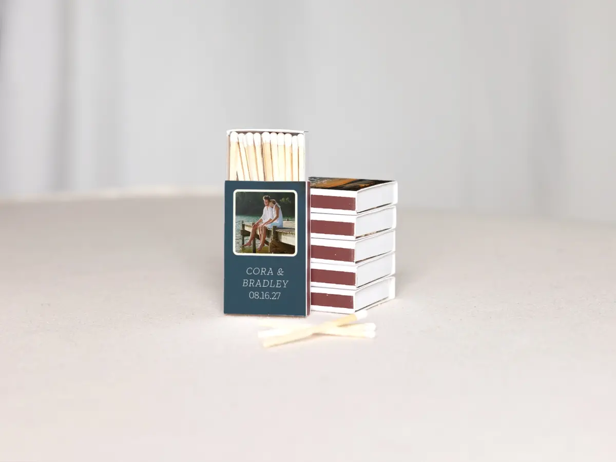 Personalized Matchboxes Back