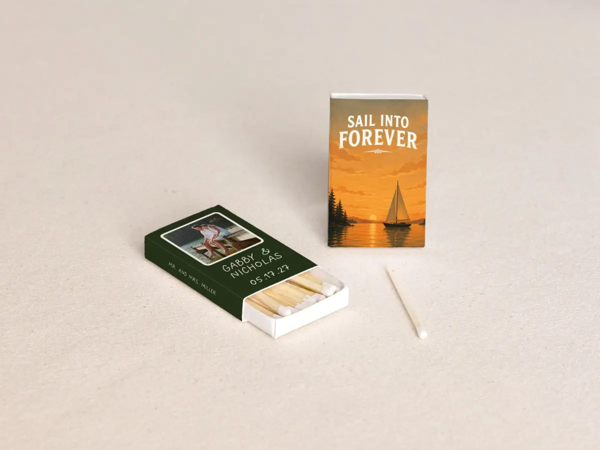 Personalized Matchboxes Front