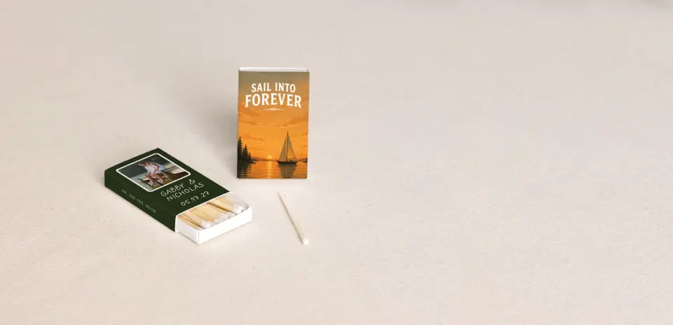 Personalized Matchboxes Front