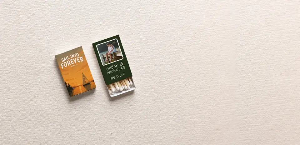 Personalized Matchboxes Spine