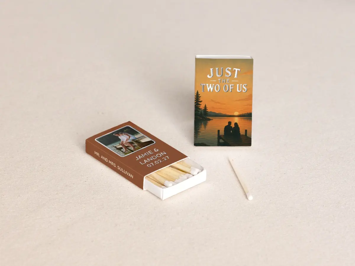 Personalized Matchboxes Front