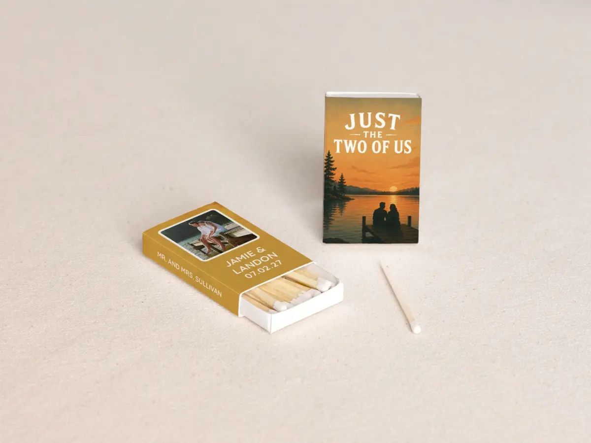Personalized Matchboxes Front