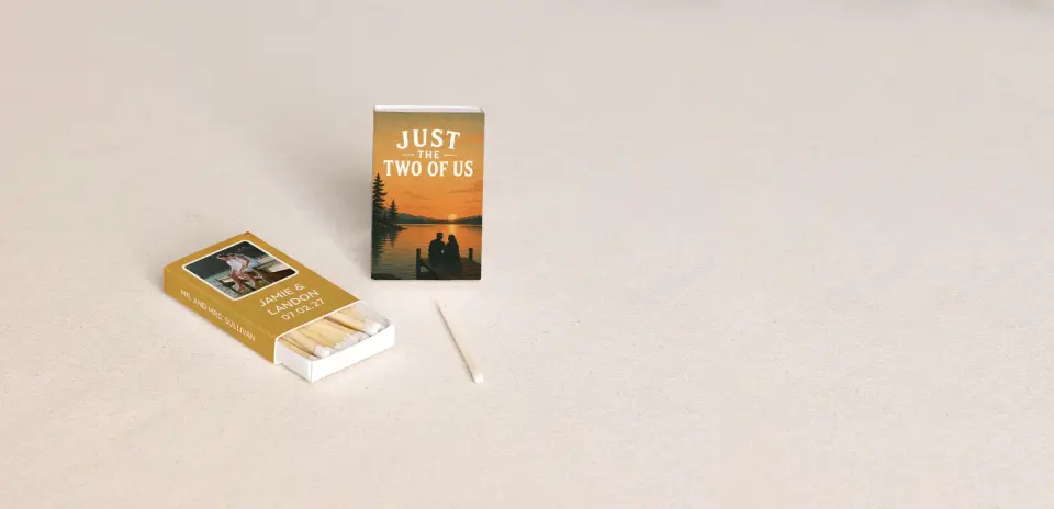 Personalized Matchboxes Front