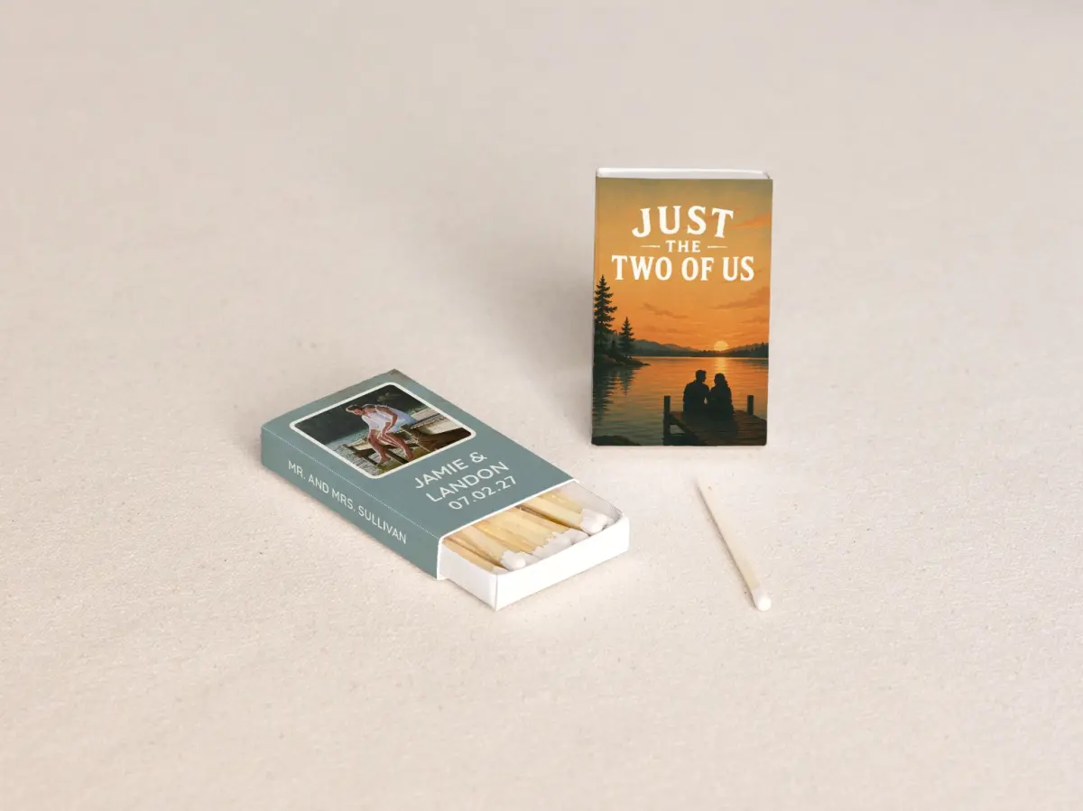 Personalized Matchboxes Front