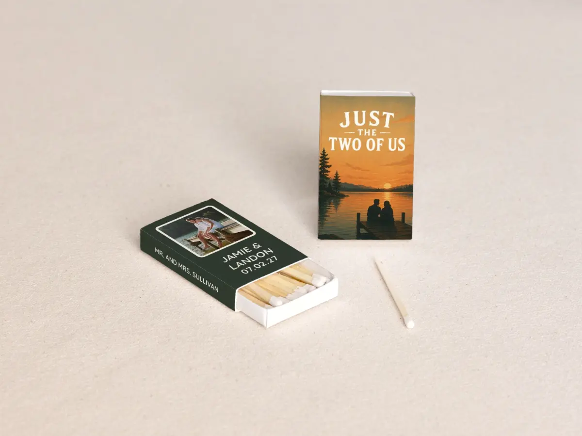 Personalized Matchboxes Front