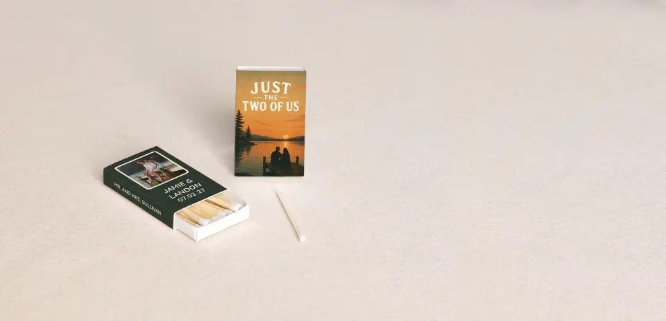 Personalized Matchboxes Front