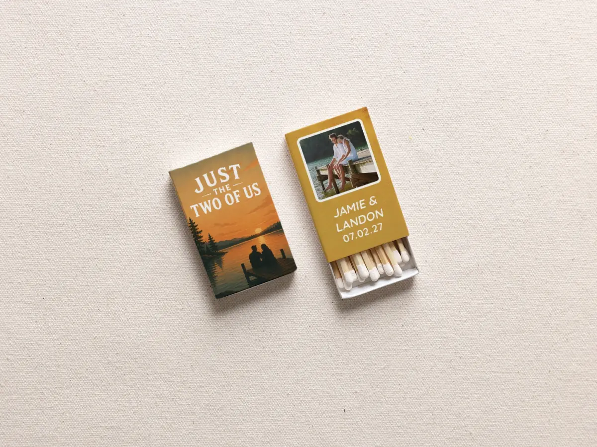 Personalized Matchboxes Spine