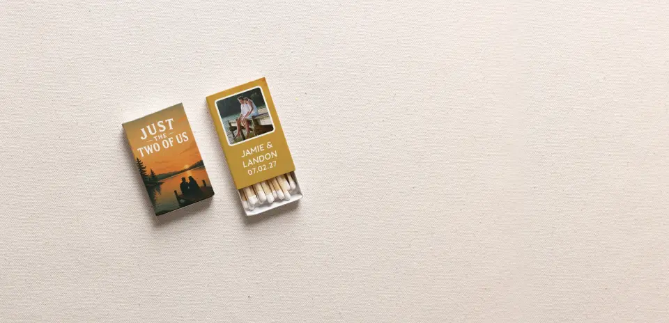 Personalized Matchboxes Spine