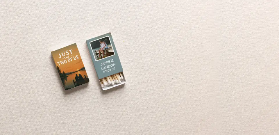 Personalized Matchboxes Spine