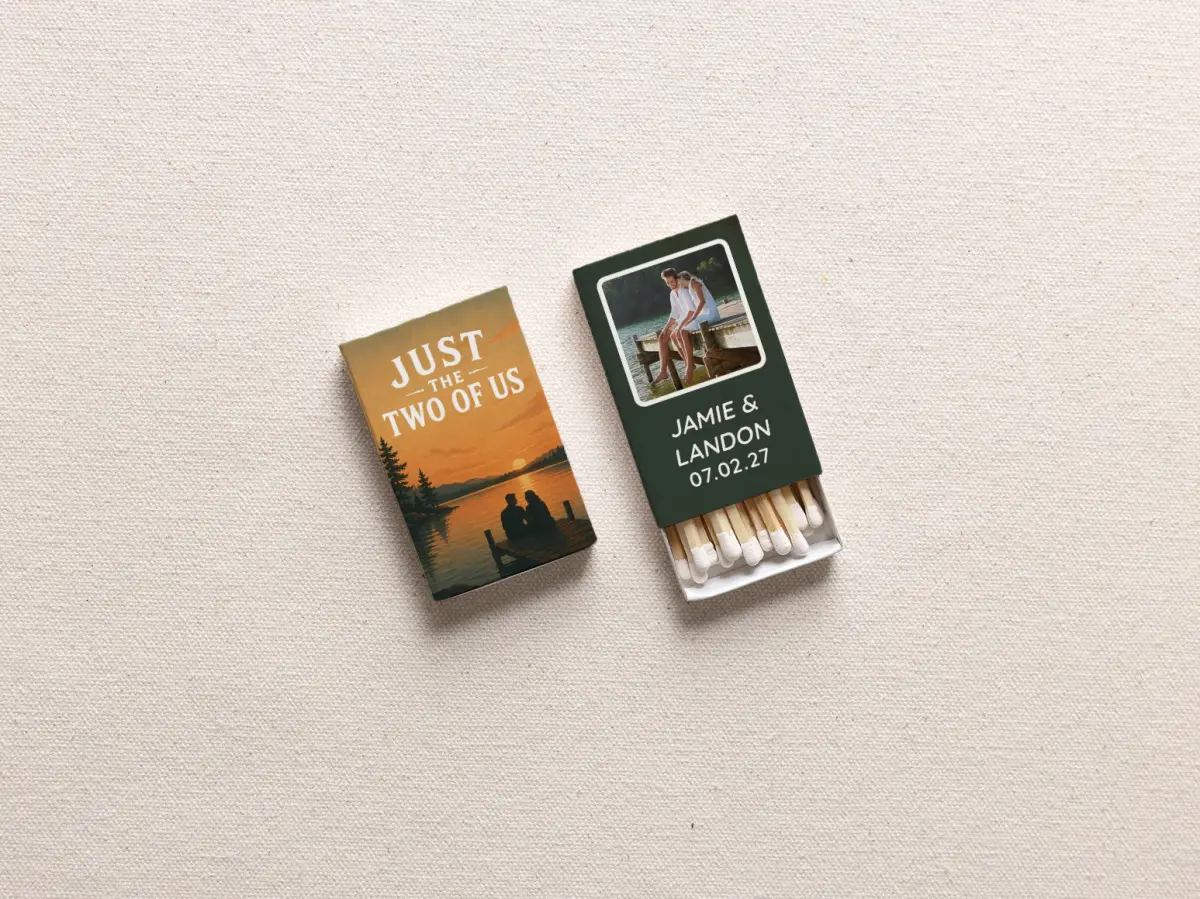 Personalized Matchboxes Spine