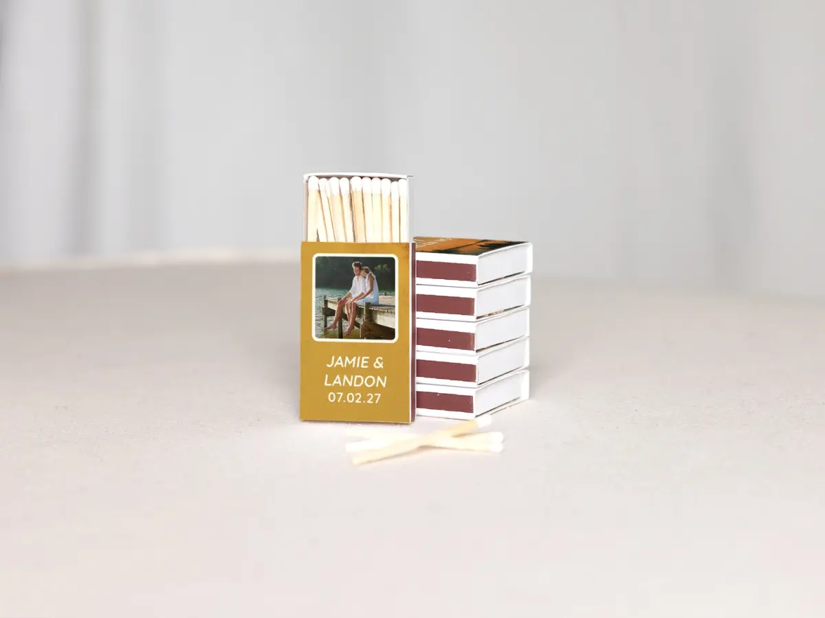 Personalized Matchboxes Back